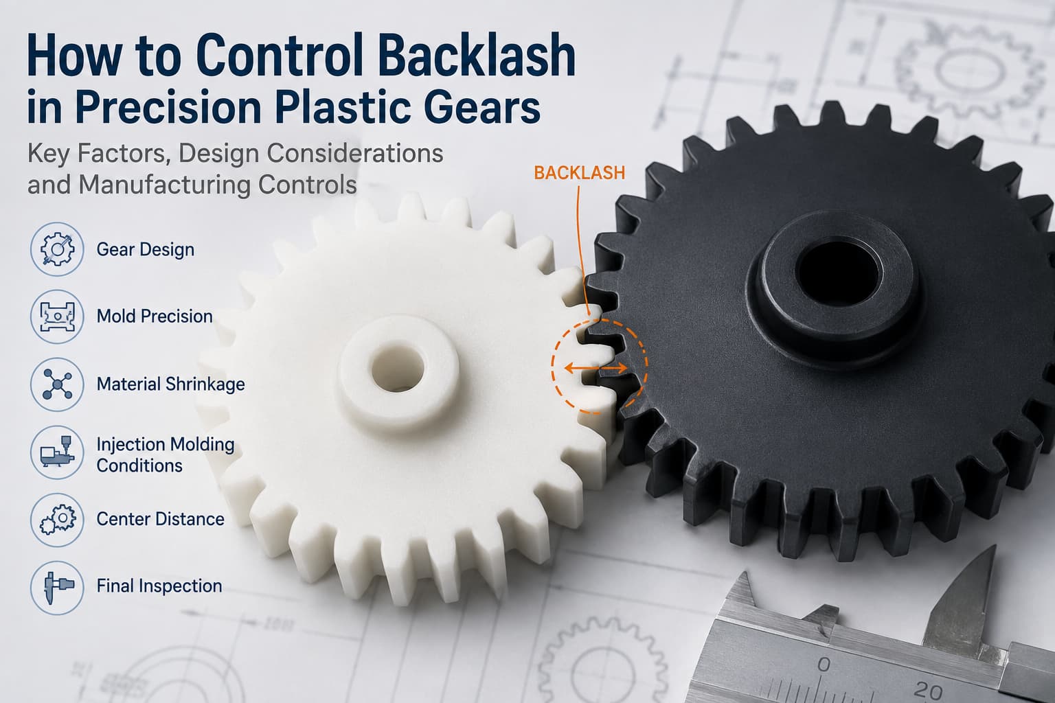 How to Control Backlash in Precision Plastic Gears